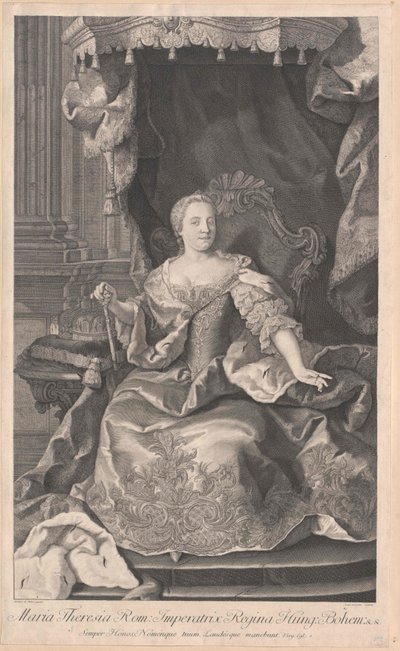 Mária Terézia szent római császárnő alkotó: Artist Unknown