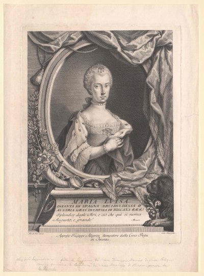 Maria Luisa spanyol infánsnő alkotó: Artist Unknown
