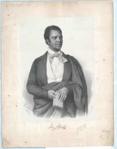 Ira Frederick Aldridge alkotó: Artist Unknown