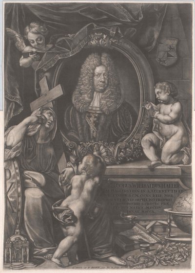Jacob Wilibald Haller von Hallerstein (nyomtatás) alkotó: Artist Unknown