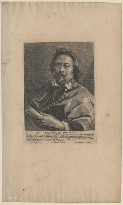 Jakob Jordaens (nyomtatás) alkotó: Artist Unknown