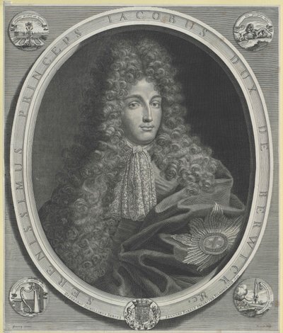 James Fitzjames Berwick hercege (nyomtatás) alkotó: Artist Unknown