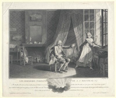 Jean Jacques Rousseau alkotó: Artist Unknown