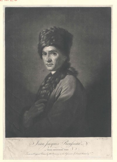 Jean Jacques Rousseau alkotó: Artist Unknown