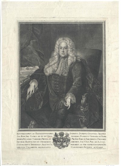 Johann Adam gróf von Questenberg alkotó: Artist Unknown