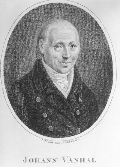 Johann Baptist Vanhal alkotó: Artist Unknown