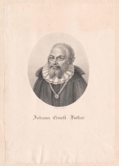 Johann Ernst Luther alkotó: Artist Unknown