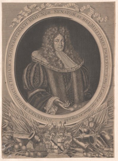 Johann Frederick Behaim von Schwarzbach alkotó: Artist Unknown