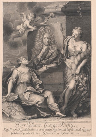 Johann Georg Richter (nyomtatás) alkotó: Artist Unknown