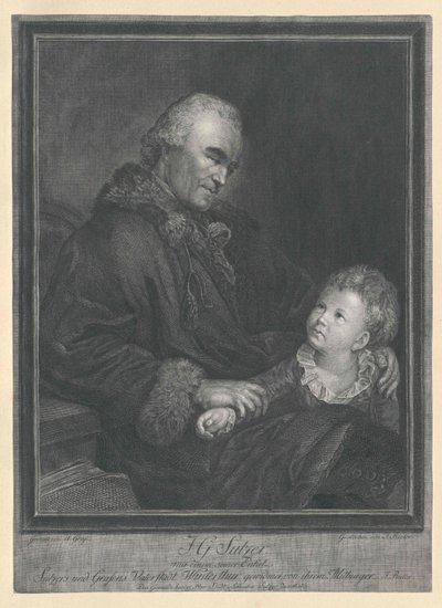 Johann Georg Sulzer alkotó: Artist Unknown