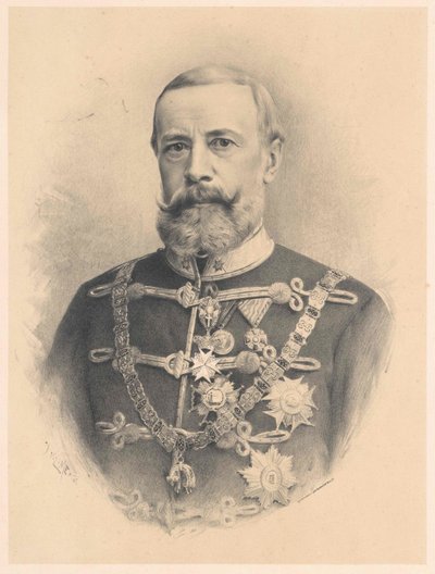 Johann Nepomuk gróf Harrach (nyomtatás) alkotó: Artist Unknown