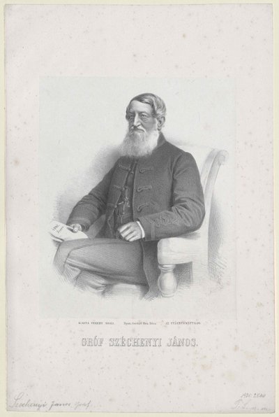 Johann Nepomuk gróf Széchenyi Sárvár-Felsoevidéki Széchenyi Johann Nepomuk alkotó: Artist Unknown
