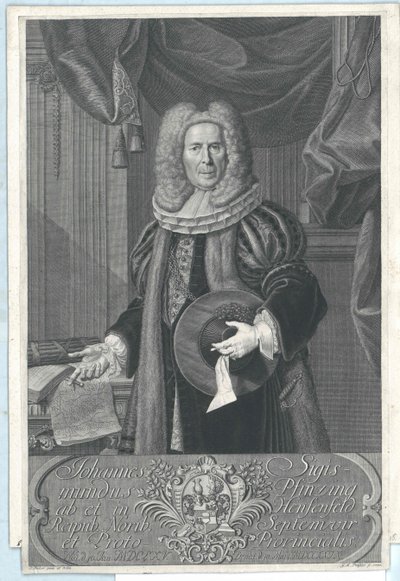 Johann Sigismund Pfinzing Henfenfeldből alkotó: Artist Unknown