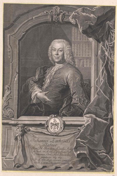 Johann Zachariah Platner alkotó: Artist Unknown