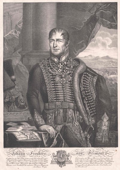 Johann gróf Frimont von Palota alkotó: Artist Unknown