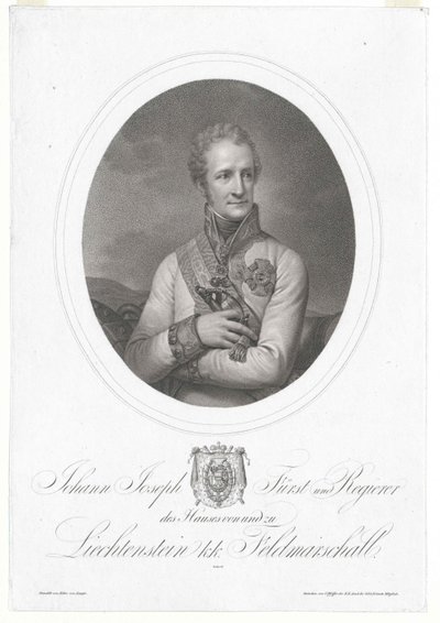 Johann liechtensteini gróf alkotó: Artist Unknown