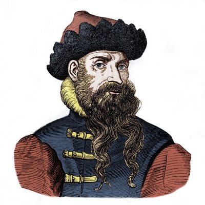 Johannes Gutenberg (nyomtatás) alkotó: Artist Unknown