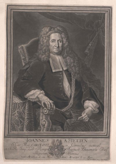 Johannes von Stetten alkotó: Artist Unknown