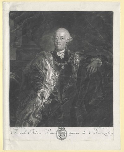 Joseph Adam Johann Nepomuk Johann Nepomuk gróf von Schwarzenberg (csúcs) alkotó: Artist Unknown