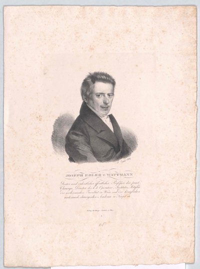 Joseph Wattmann-Maelcamp-Beaulieu báró (nyomtatás) alkotó: Artist Unknown