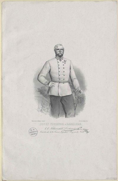 Joseph báró Bamberg alkotó: Artist Unknown