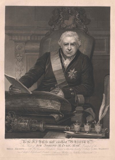 Joseph báró Banks alkotó: Artist Unknown