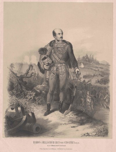 Joseph gróf Jellacic de Buzim alkotó: Artist Unknown