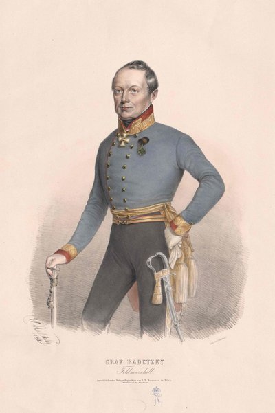 Radetzky József gróf Radetzből alkotó: Artist Unknown