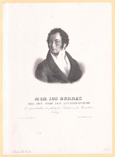 Joseph von Berres alkotó: Artist Unknown