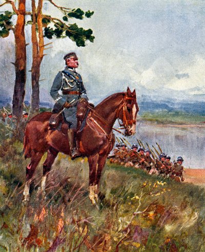 Jozef Pilsudski (nyomtatás) alkotó: Artist Unknown