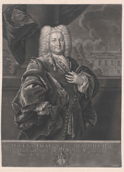 Justus Jacob Preu alkotó: Artist Unknown