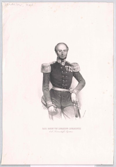 Karl báró von Lewartow von Lewartowski alkotó: Artist Unknown
