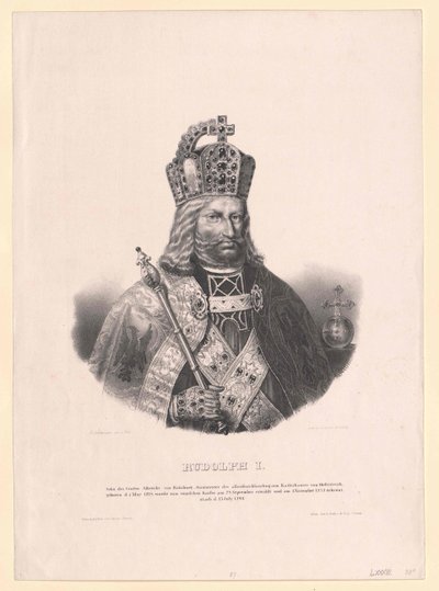 I. Habsburg Rudolf király alkotó: Artist Unknown