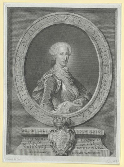 Mindkét szicíliai király I. Ferdinánd alkotó: Artist Unknown