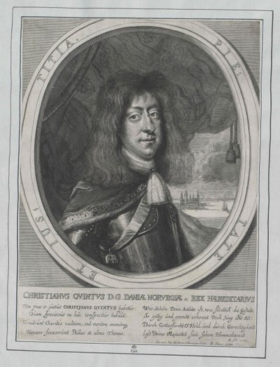 V. Christian, Dánia királya. alkotó: Artist Unknown
