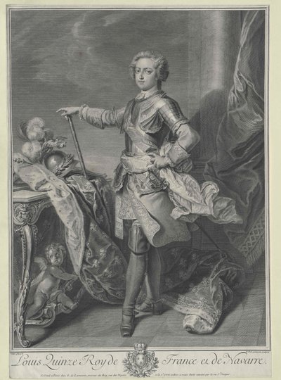 XV. Lajos francia király alkotó: Artist Unknown