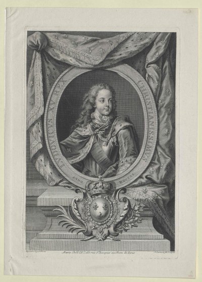 XV. Lajos francia király alkotó: Artist Unknown