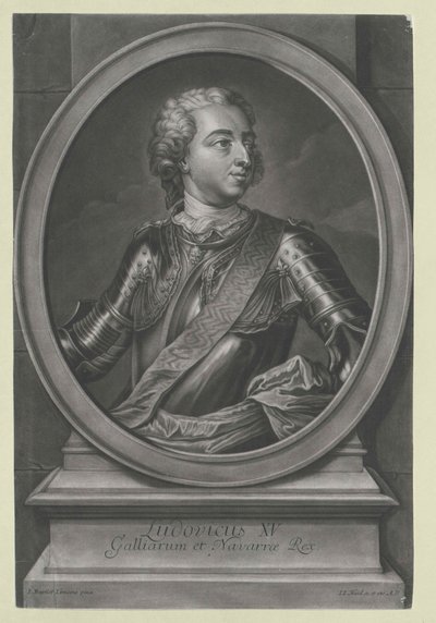 XV. Lajos francia király alkotó: Artist Unknown