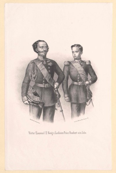 II. Viktor Immanuel olasz király alkotó: Artist Unknown