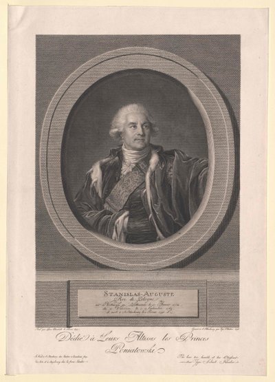 Lengyelország királya Stanislaus II August alkotó: Artist Unknown