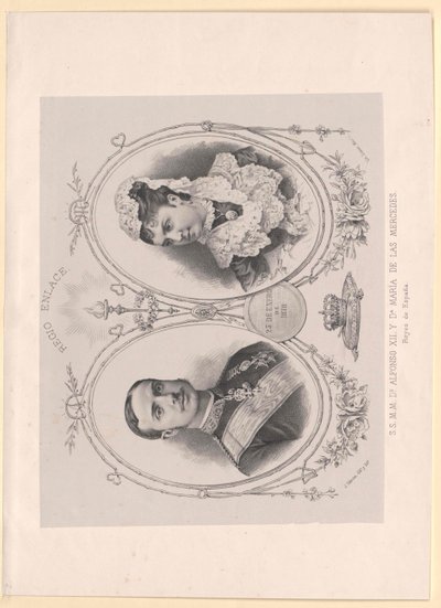XII. Alfonz spanyol király alkotó: Artist Unknown