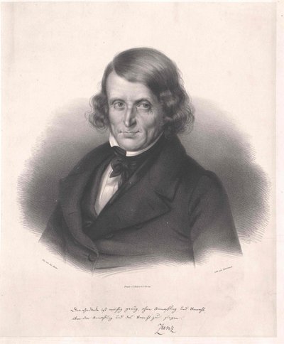 Leopold Zunz (nyomtatás) alkotó: Artist Unknown