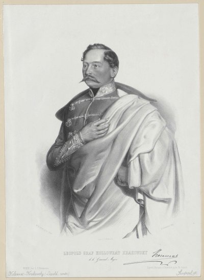 Leopold gróf Kolovrat Krakkó alkotó: Artist Unknown