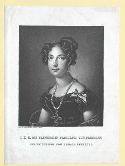 Louise Anhalt-Bernburg hercegnő alkotó: Artist Unknown