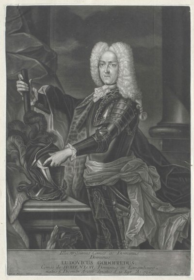 Ludwig Gottfried gróf Hohenlohe-Waldenburg-Pfedelbach alkotó: Artist Unknown