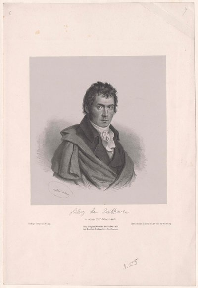 Ludwig van Beethoven alkotó: Artist Unknown