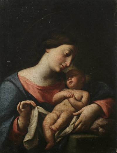 Madonna és gyermeke (olaj, vászon) alkotó: Artist Unknown