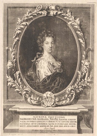 Margarethe Barbara Struve (nyomtatás) alkotó: Artist Unknown
