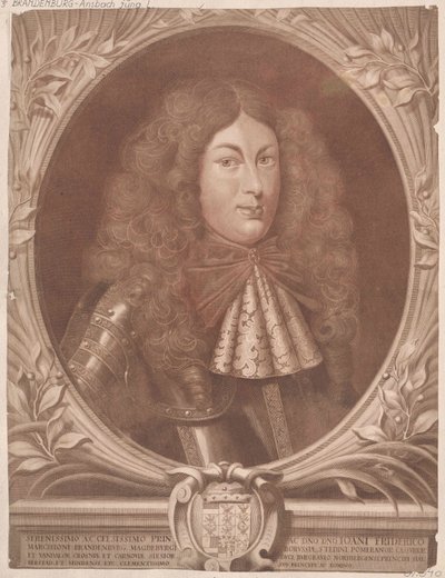 Johann Friedrich brandenburg-ansbachi márki (nyomtatás) alkotó: Artist Unknown