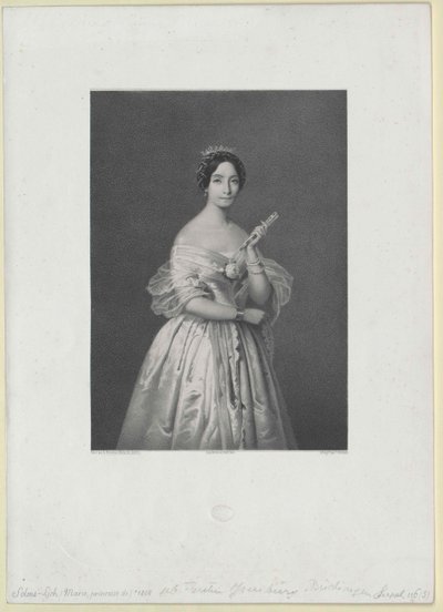 Mária hercegnő Ysenburg és Buedingen alkotó: Artist Unknown